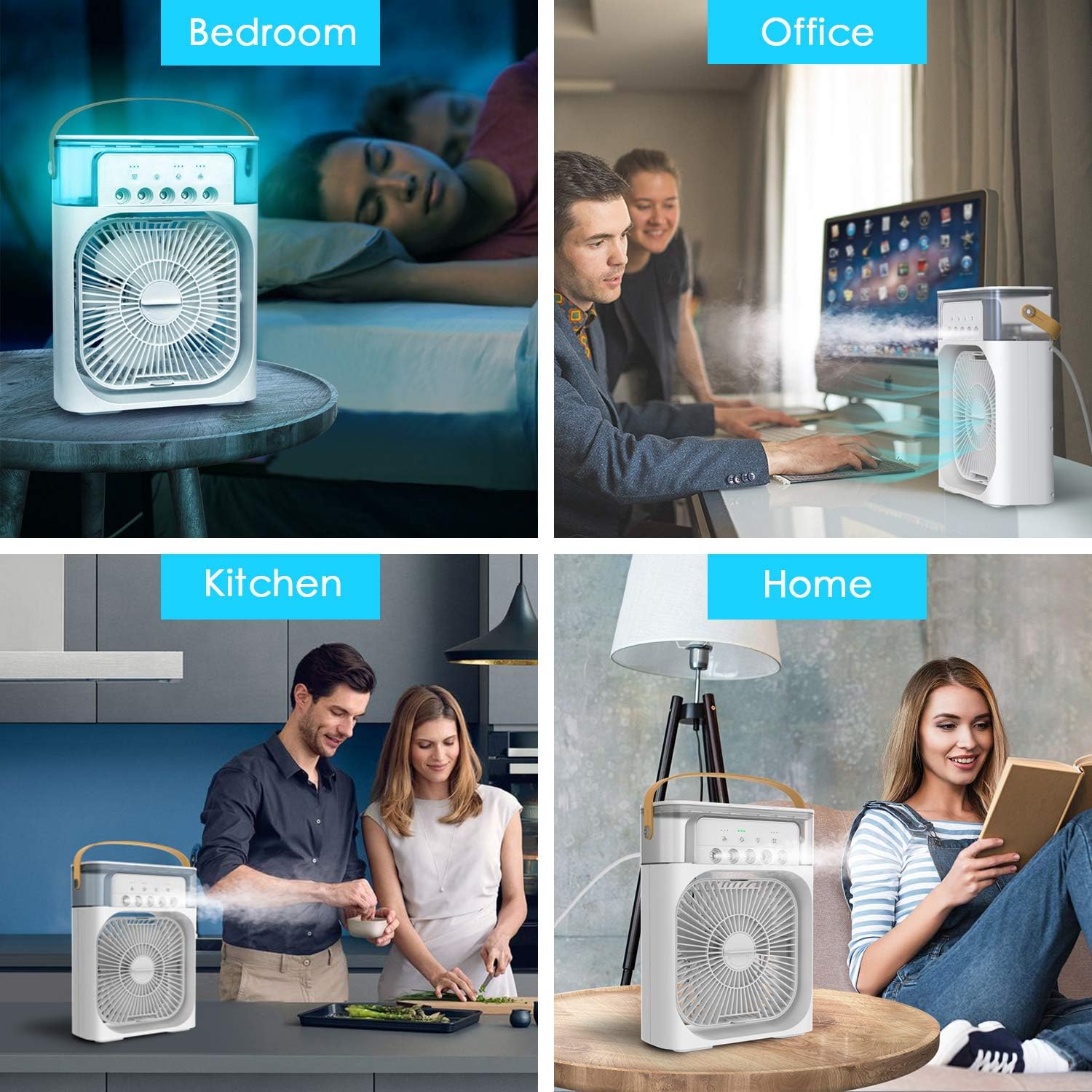 🔥❄️ 3-in-1 Rechargeable Ice Cooling Fan ❄️🔥 trendy gulf