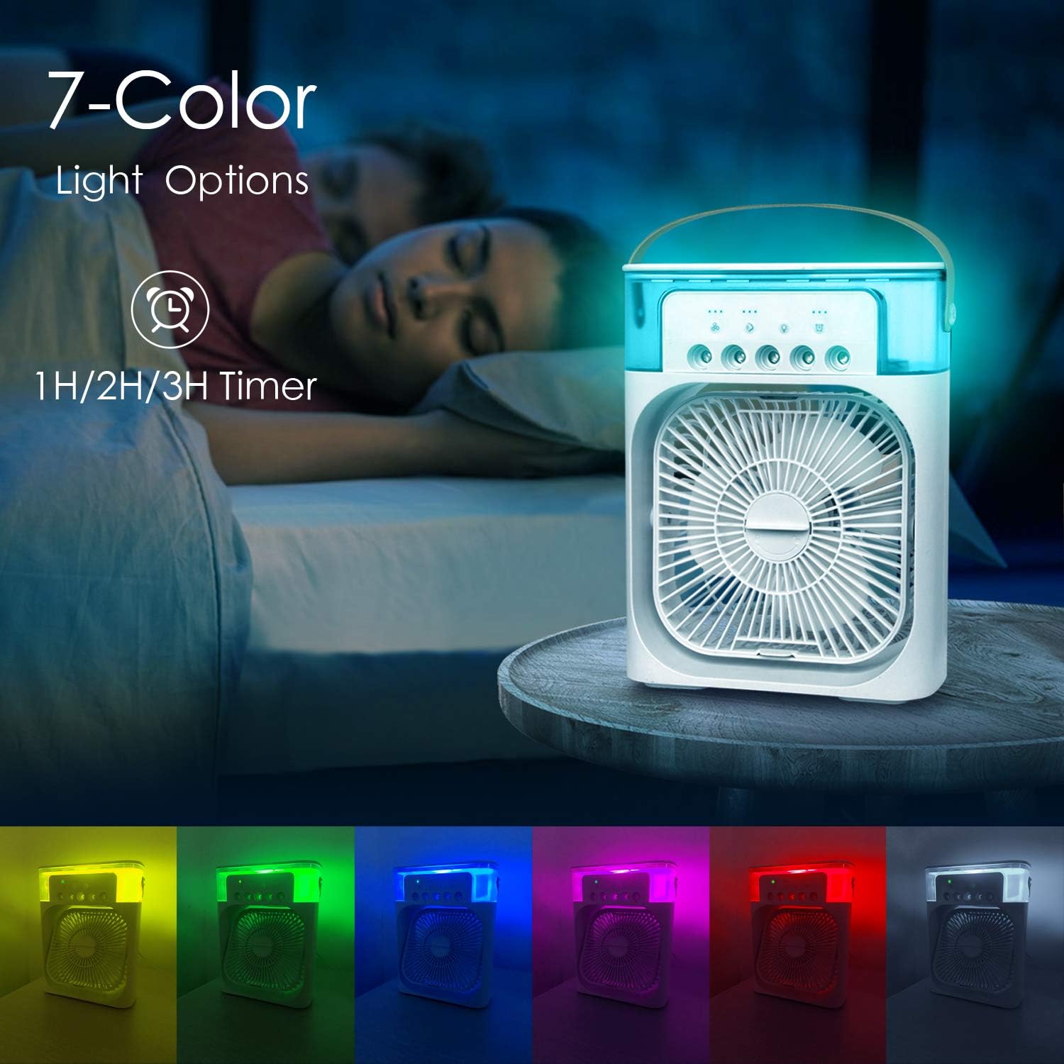 🔥❄️ 3-in-1 Rechargeable Ice Cooling Fan ❄️🔥 trendy gulf