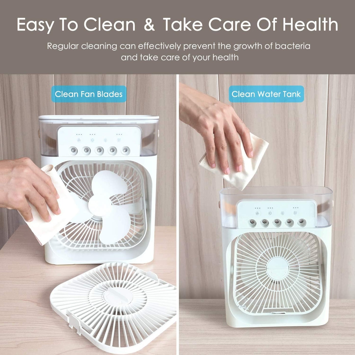 🔥❄️ 3-in-1 Rechargeable Ice Cooling Fan ❄️🔥 trendy gulf