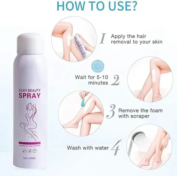 Silky Smooth Hair Removal Spray (Free Shipping) trendy gulf