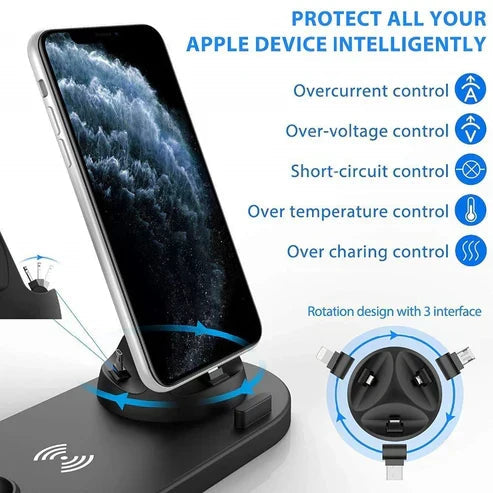 Compatible With Apple, Three-in-one Charging Watch Holder for iwatch Aripods My Store