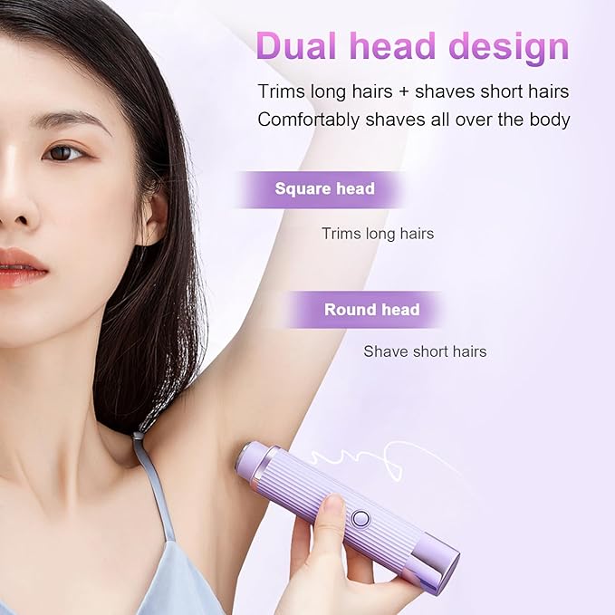 Double Head Electric Shaver ماكينة حلاقة كهربائية برأسين trendy gulf