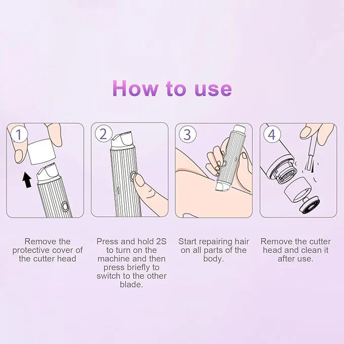 Double Head Electric Shaver ماكينة حلاقة كهربائية برأسين trendy gulf