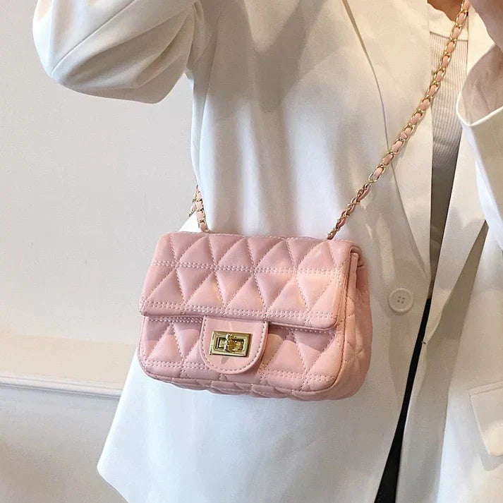 High-grade Diamond Pattern Chain Bag Women's Simple All-match My Store