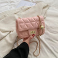 High-grade Diamond Pattern Chain Bag Women's Simple All-match My Store