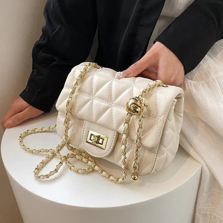 High-grade Diamond Pattern Chain Bag Women's Simple All-match My Store