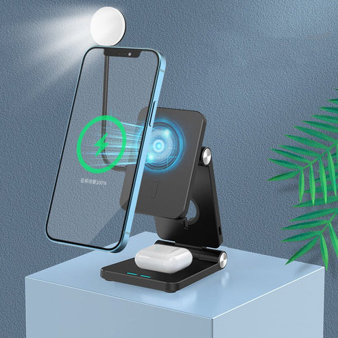 Magnetic Wireless Charger Mobile Phone Folding Stand My Store
