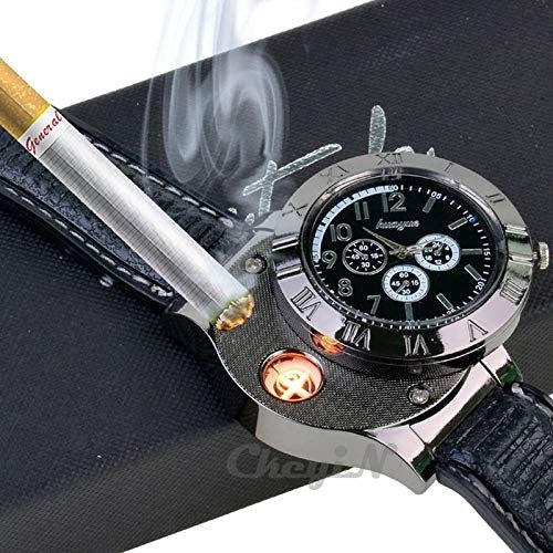 New Military USB Lighter Watch Men's My Store