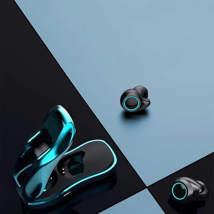 Popular Wireless Bluetooth Headset Two Ears Cross Border Private Mold TWS Customized Electroplating Car Styling 5.0 My Store