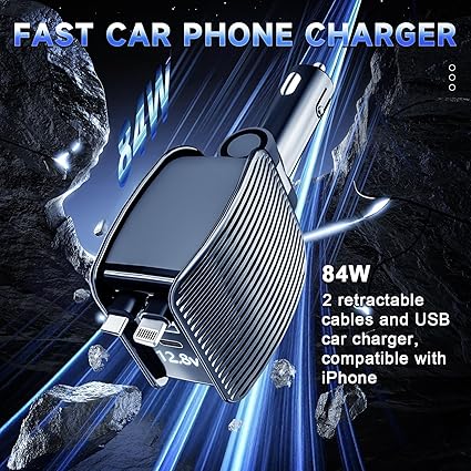 Retractable Car Charger My Store