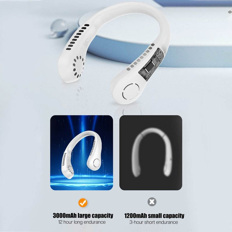 Portable Bladeless Neck Fan Souq Rukna Al Khaleej