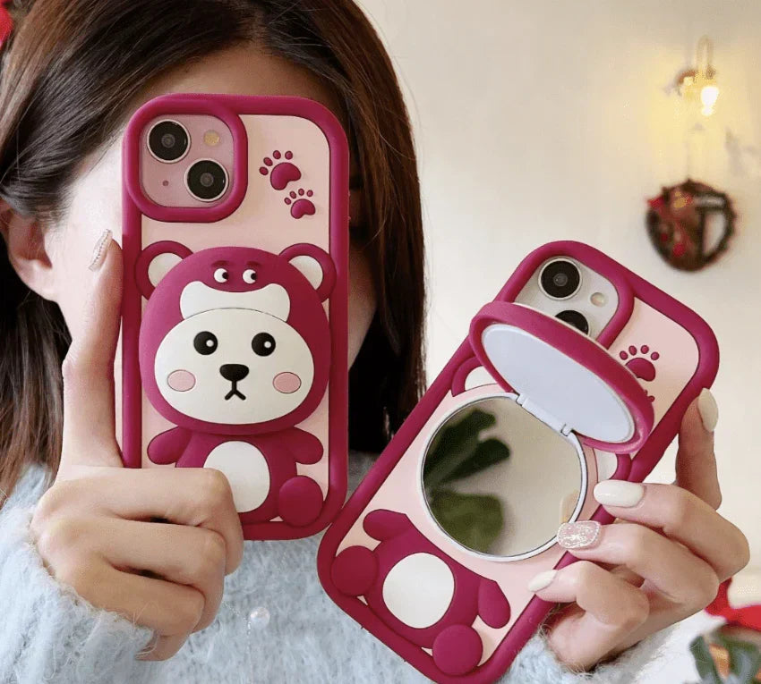 Silicone 3D Design Cartoon iPhone Case My Store