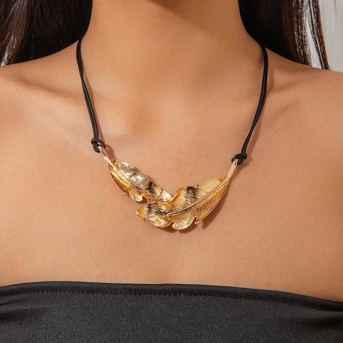 Skull Coffin Leather Wax Line Necklace Hip Hop My Store