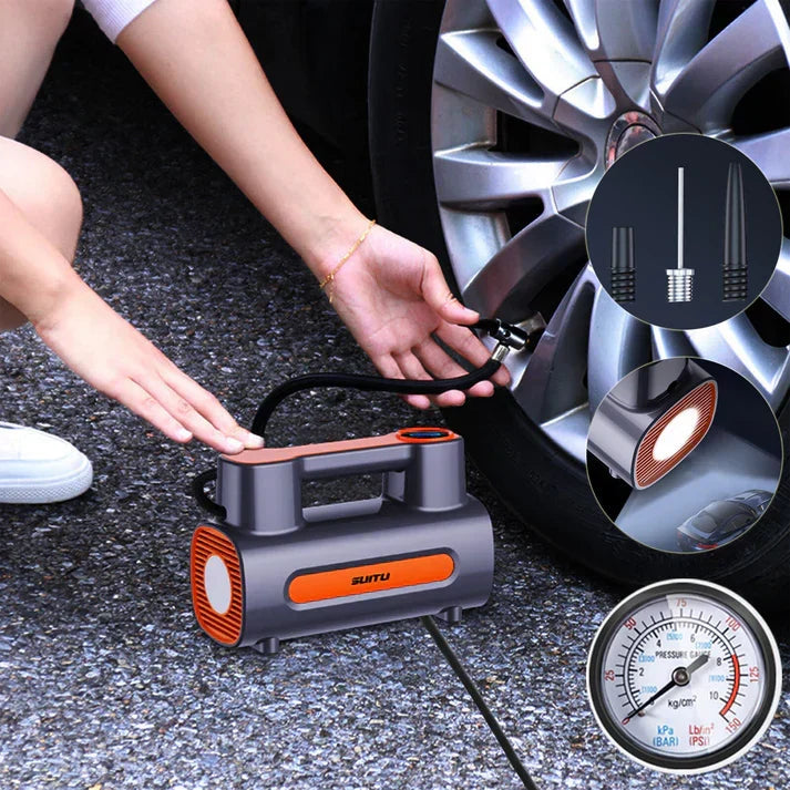 Tire Inflator 12V DC Portable Compressor Electric DC Auto Tire Pumps For Car Tires My Store