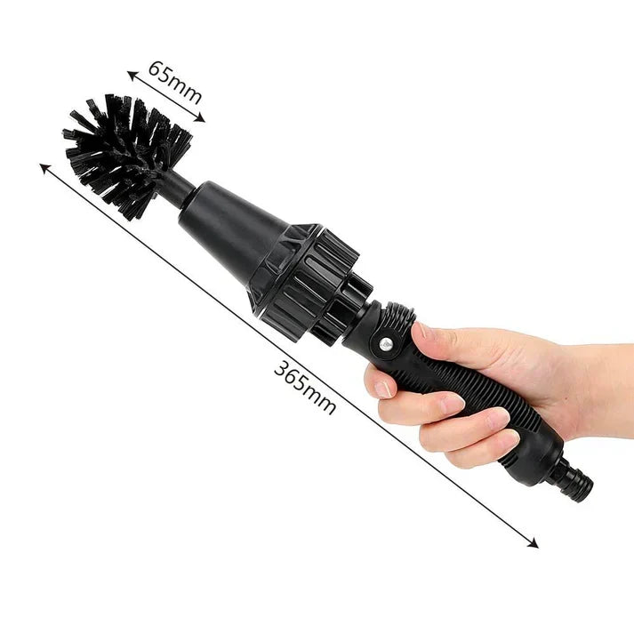 Water-driven Rotary Cleaning Brush Wash Hand-held Water Spray Brush My Store