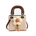 Women's Fashion Flower Weaving Straw Handbag My Store